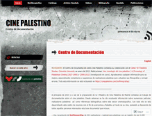 Tablet Screenshot of cinepalestino.com